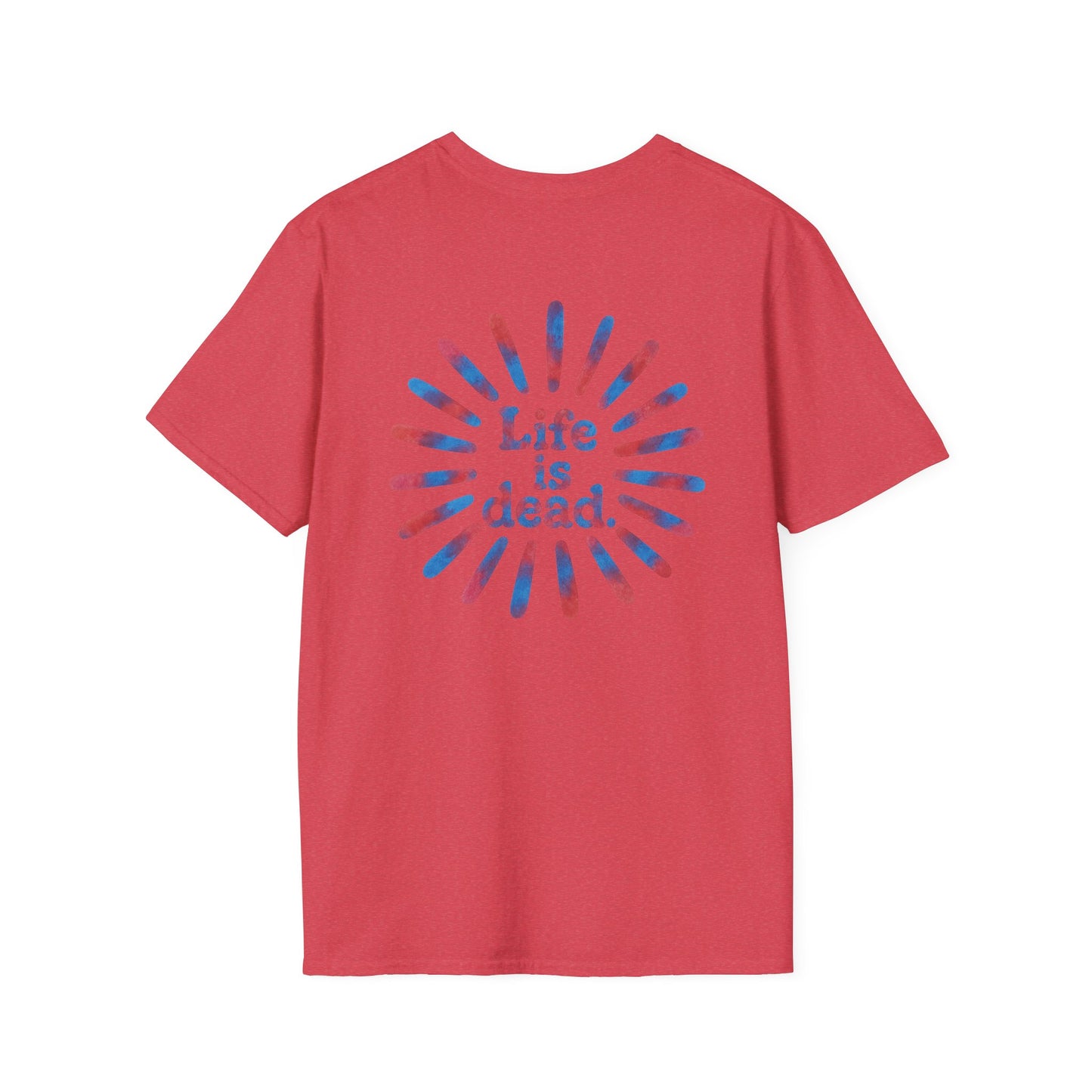 Tie Dye Sunburst and Jerry Life is dead. Grateful Dead T-Shirt