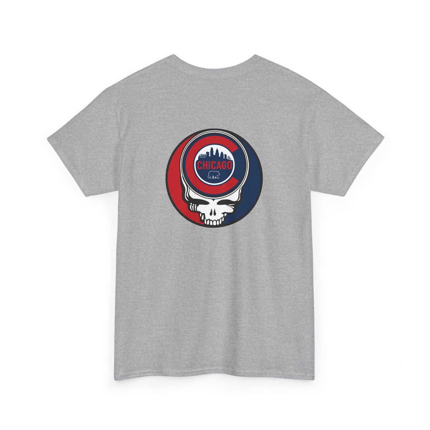 Chicago Cubs Two-Sided Grateful Dead Steal Your Face T-Shirt - MLB