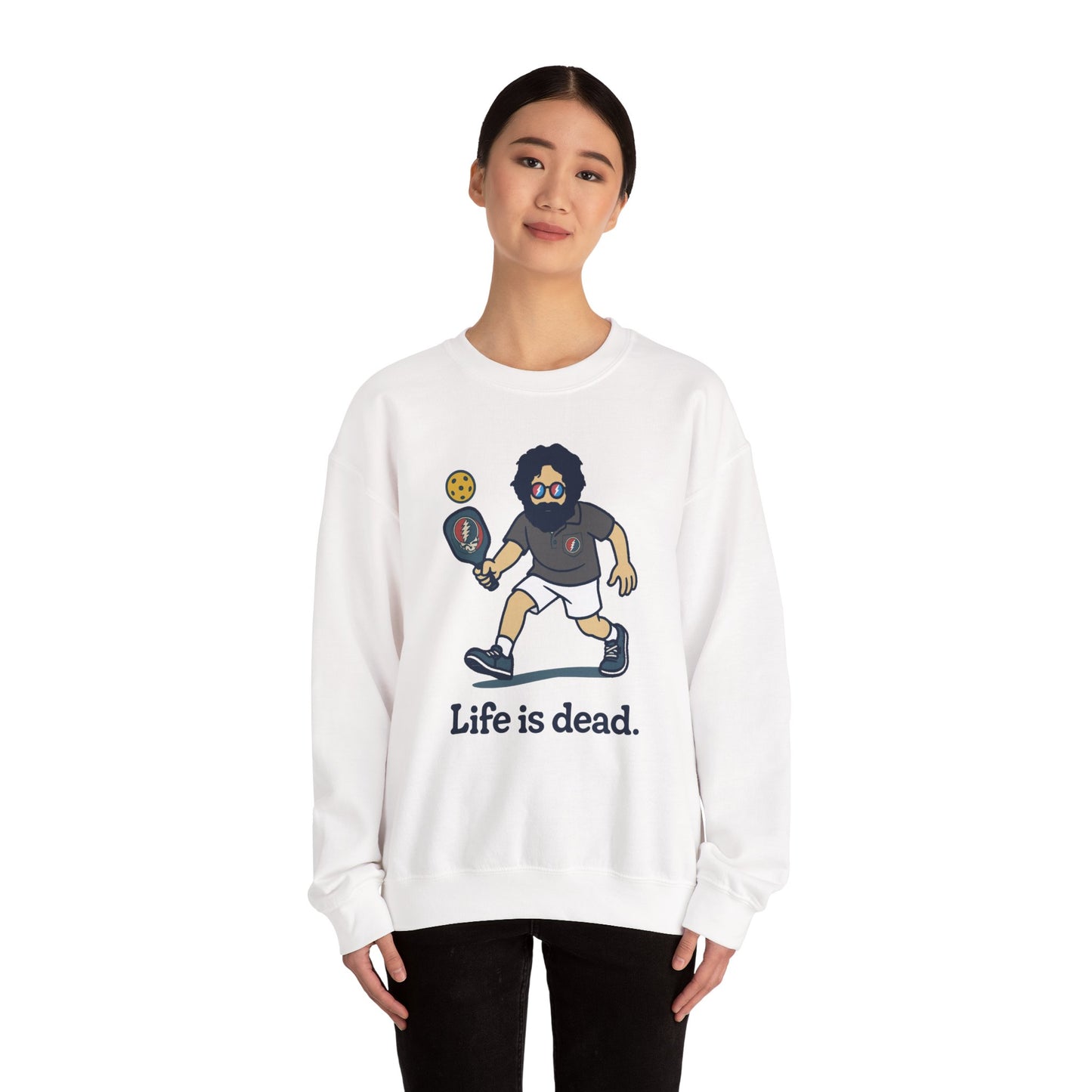 Jerry's in A Pickle | Life is dead. Crewneck Sweatshirt