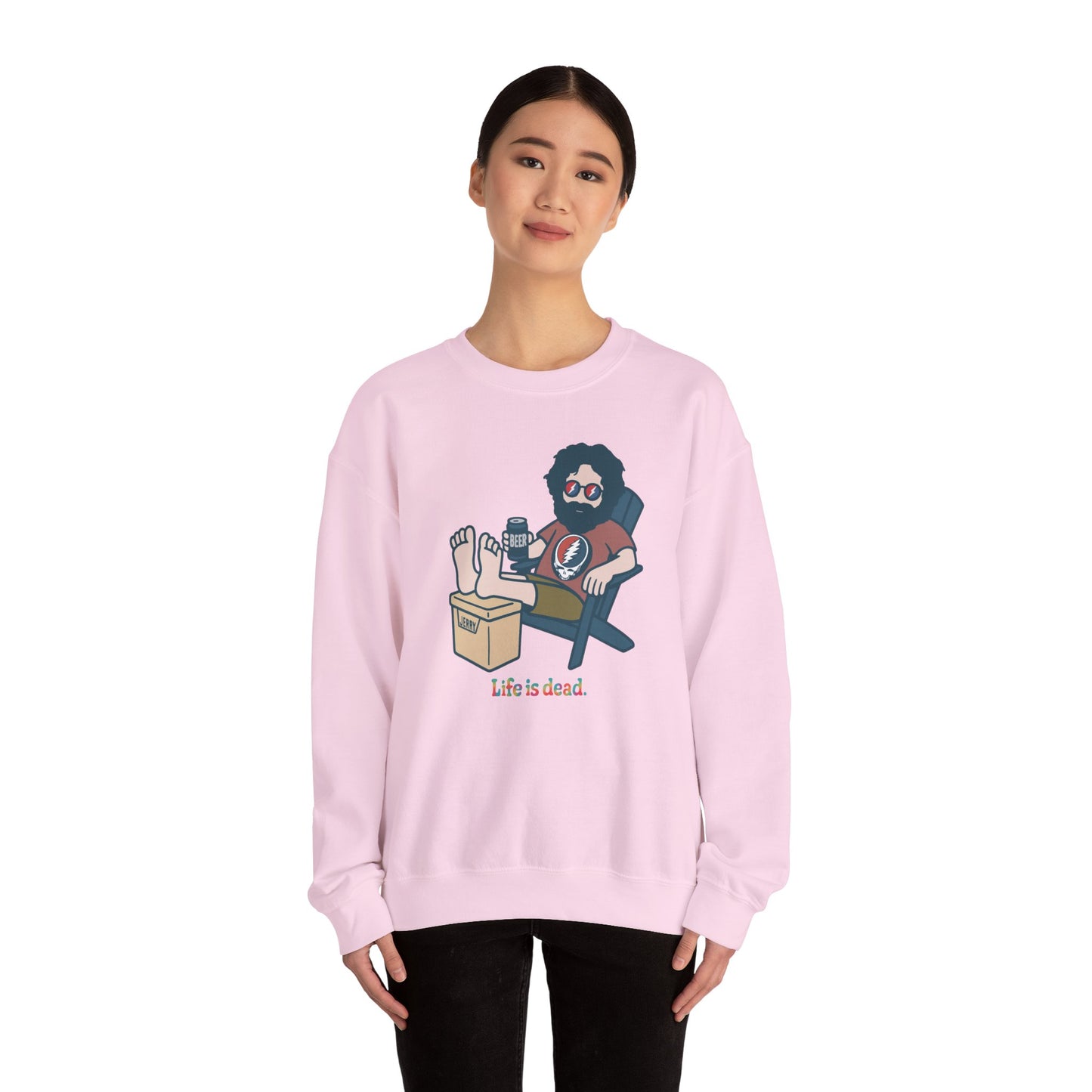 Stay Cool, Jerry Life is dead. Crewneck Sweatshirt