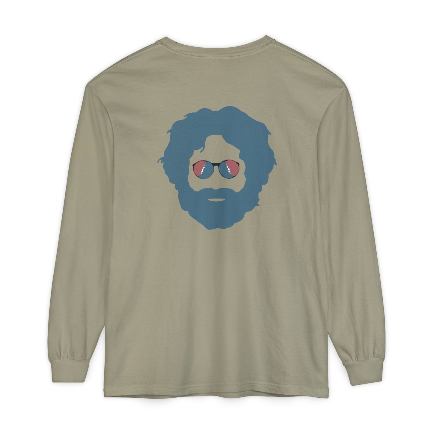 Grateful Dead Jerry Garcia Two-Sided Vineyard Collection Garment-dyed Long Sleeve T-Shirt