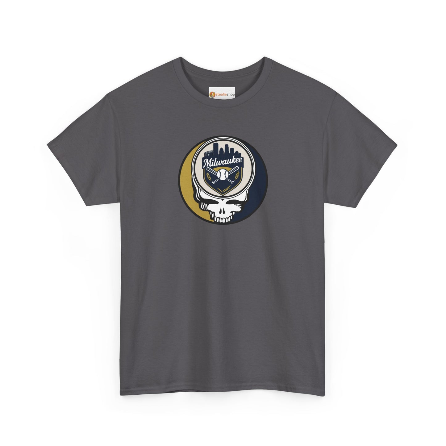 Milwaukee Brewers Grateful Dead Steal Your Face T-Shirt - MLB