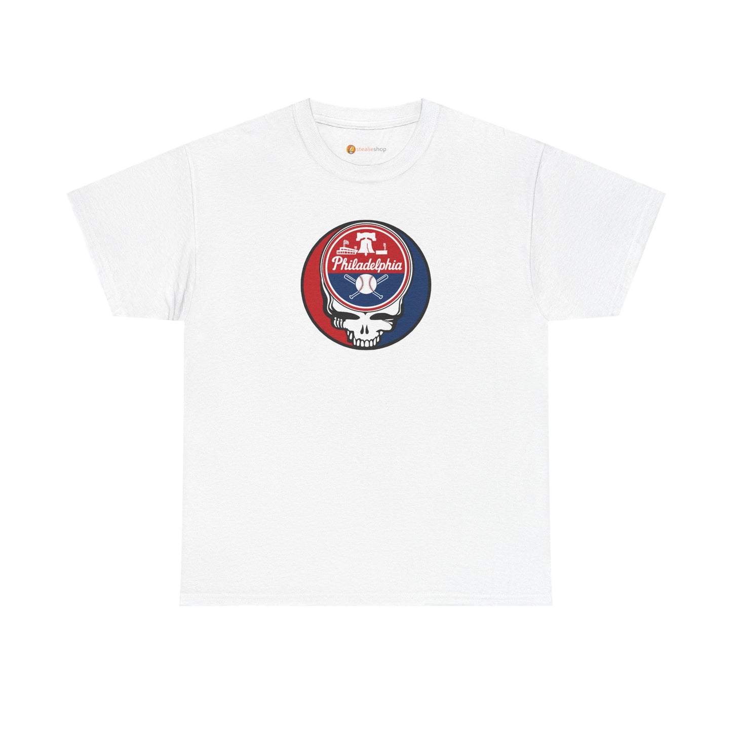 Philadelphia Phillies Grateful Dead Steal Your Face T-Shirt - MLB