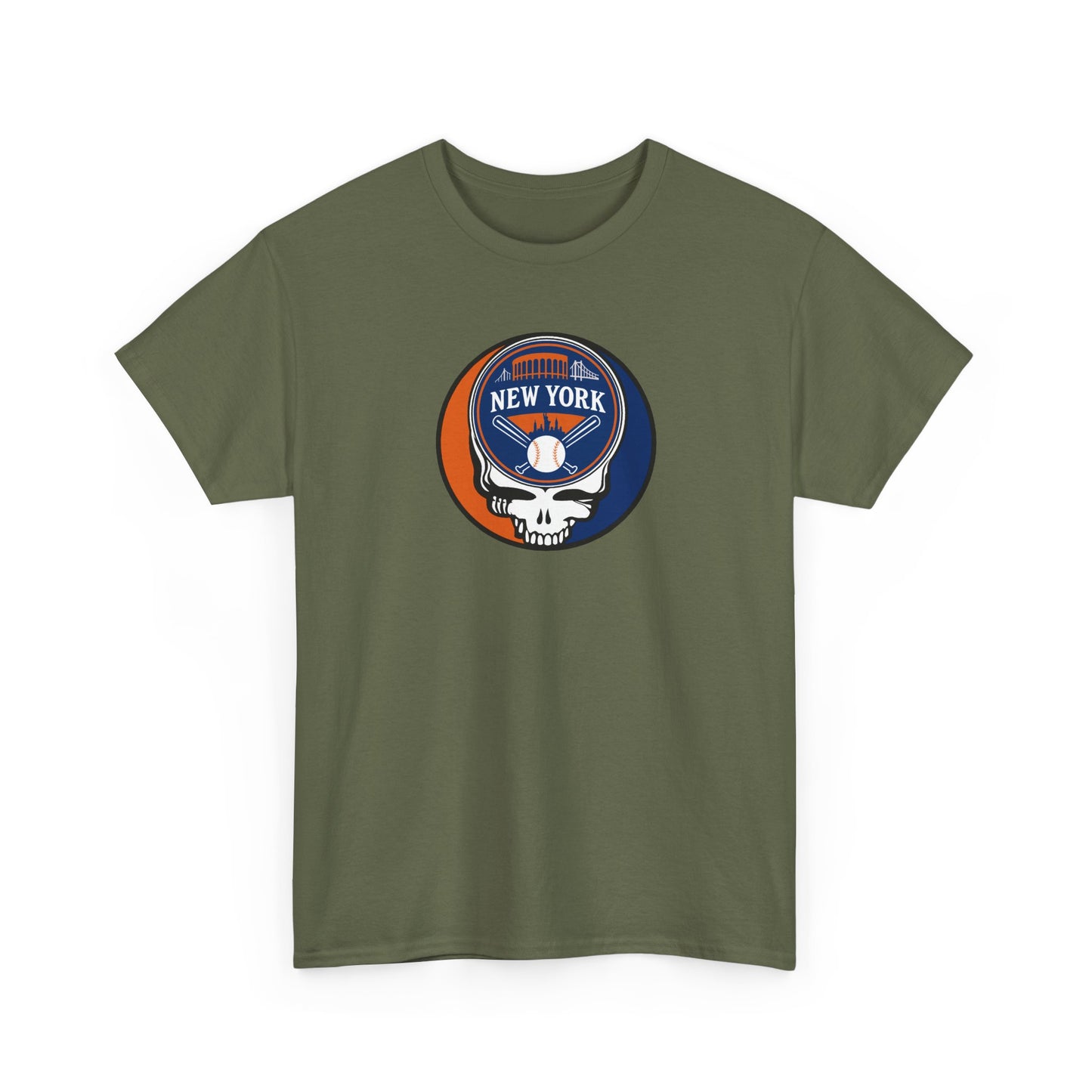 New York Mets Classic Stealie / Dancing Bear Two-Sided T-Shirt - MLB