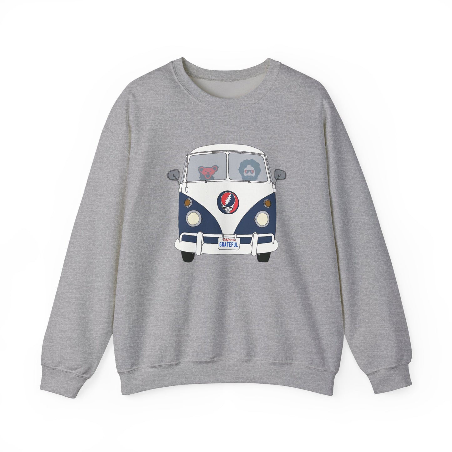 Jerry's Takin' The Bus Life is dead. Crewneck Sweatshirt