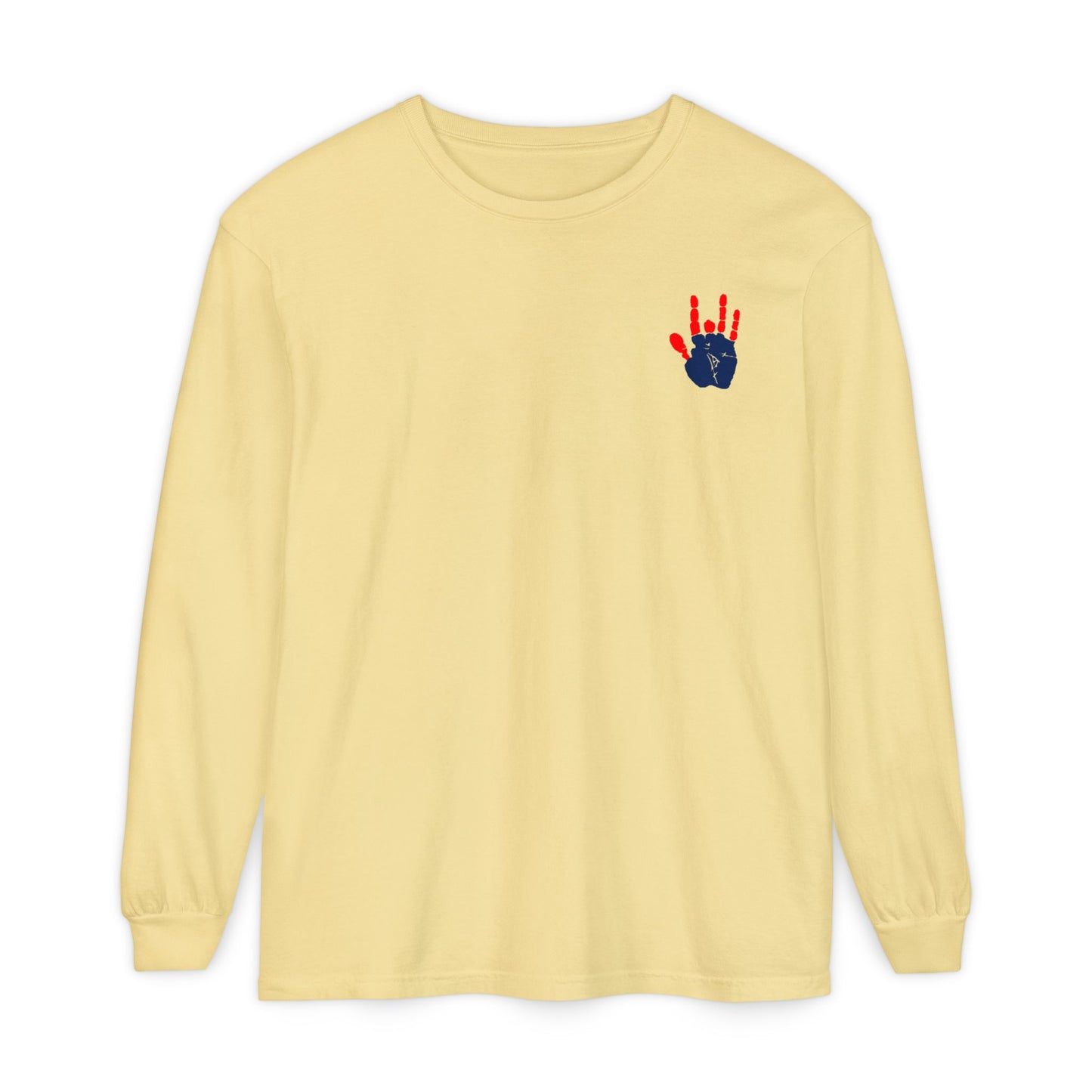 Jerry's Hand Two-Sided Vineyard Collection Garment-dyed Long Sleeve T-Shirt