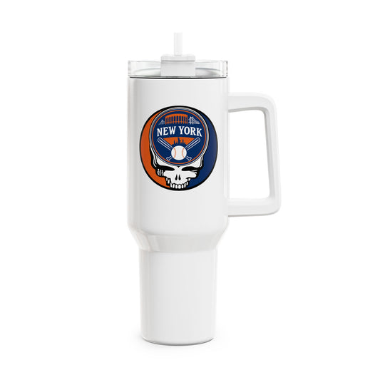 New York Baseball "Fat Man" Tumbler, Double Insulated 40oz Travel Mug