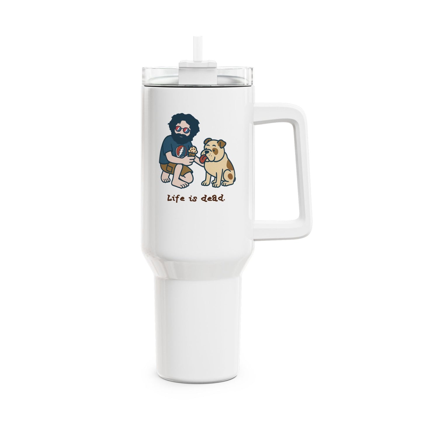 Jerry and Frank are Sharin' "Fat Man" Tumbler, Double Insulated 40oz Travel Mug
