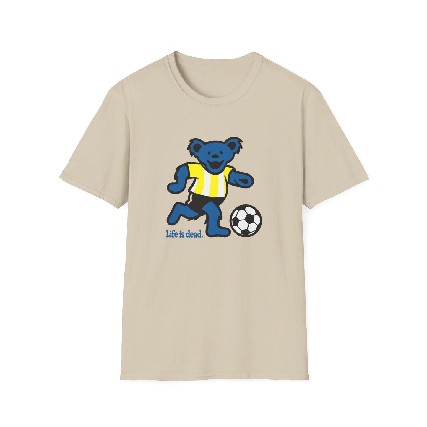 Futbol Bear - Life is dead. Grateful Dead TShirt