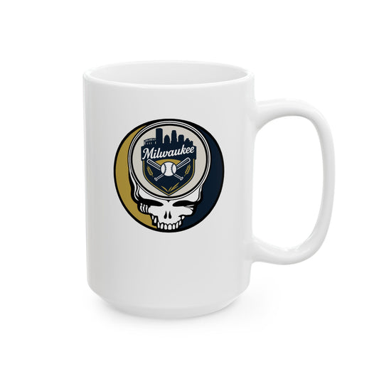 Milwaukee Baseball Stealie Ceramic Mug - MLB