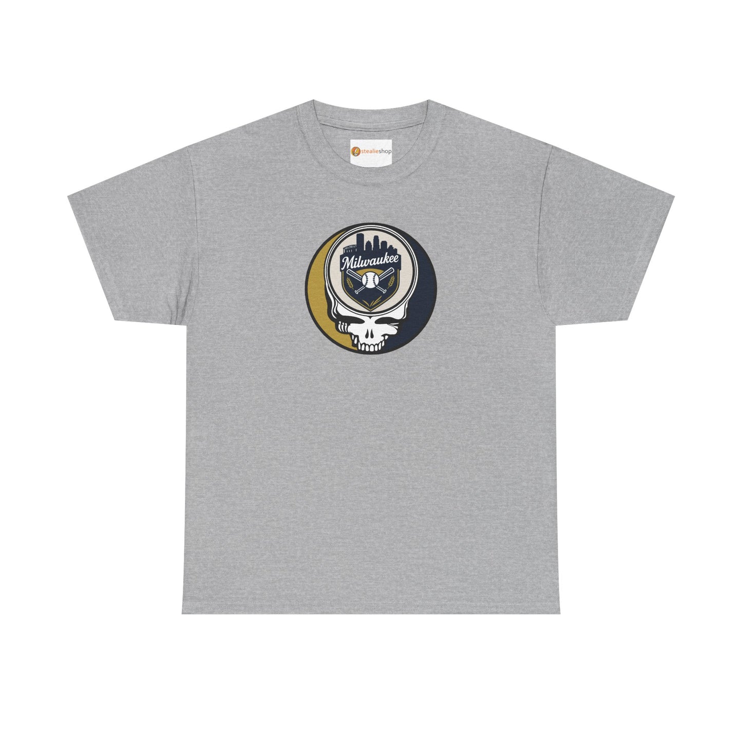 Milwaukee Brewers Grateful Dead Steal Your Face T-Shirt - MLB
