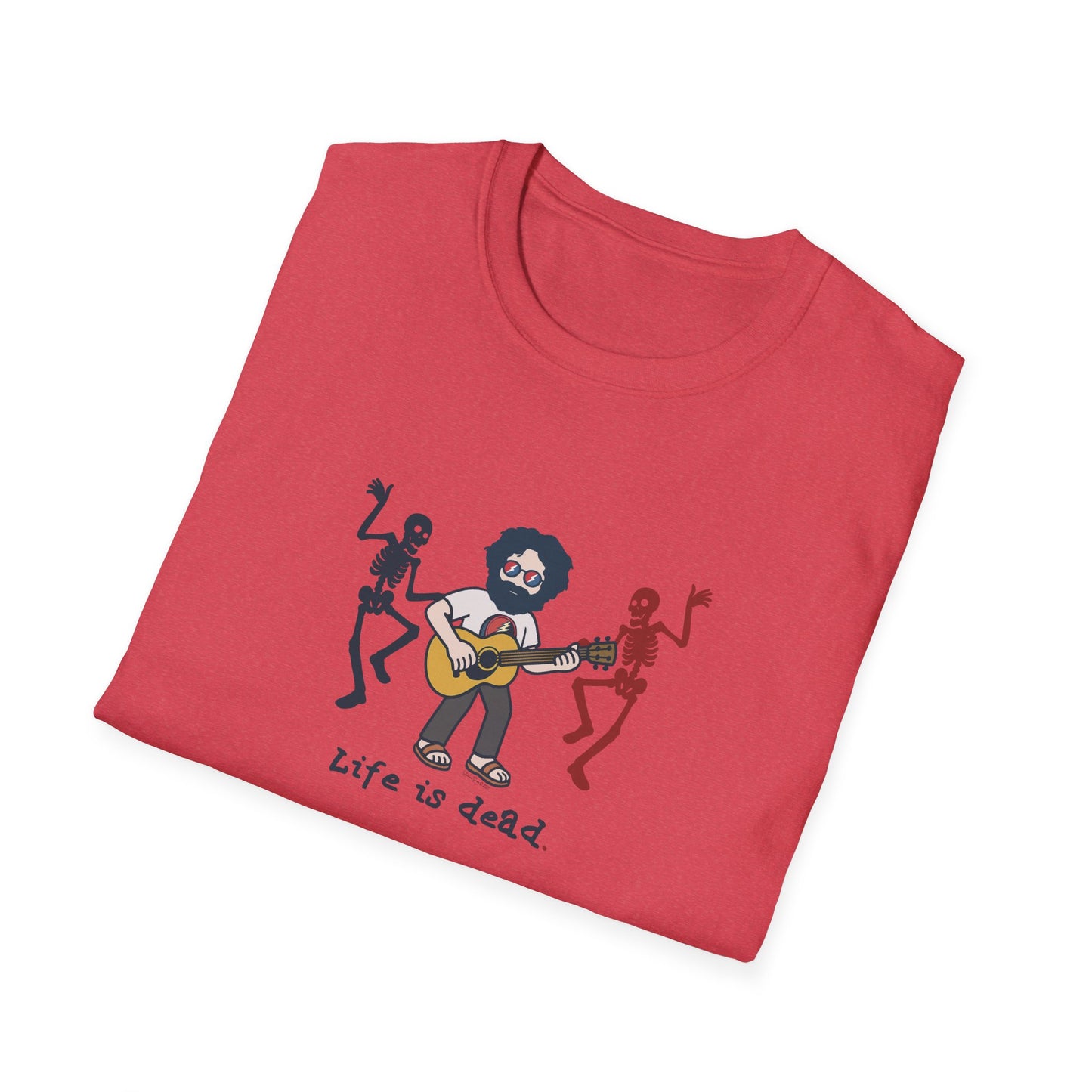 Jammin' Jerry And His Friends - Life is dead. Grateful Dead TShirt