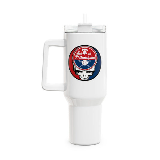 Philadelphia Baseball "Fat Man" Tumbler, Double Insulated 40oz Travel Mug
