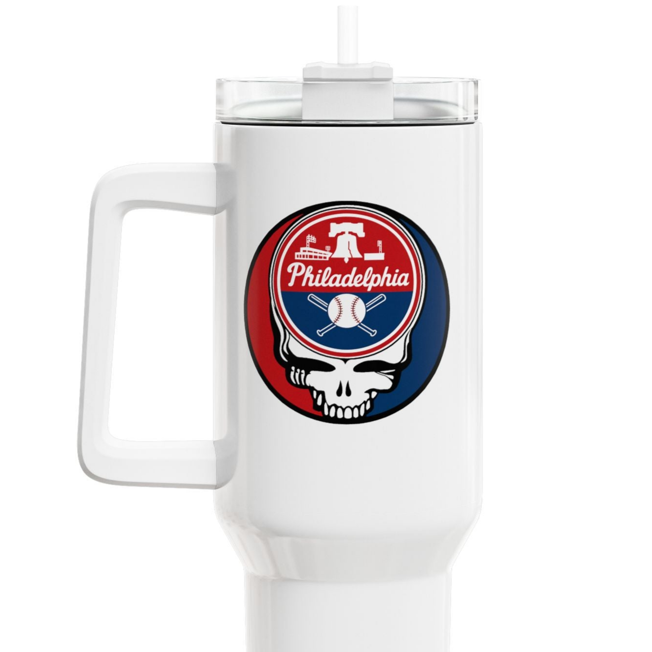 Philadelphia Phillies "Fat Man" Tumbler, Double Insulated 40oz Travel Mug