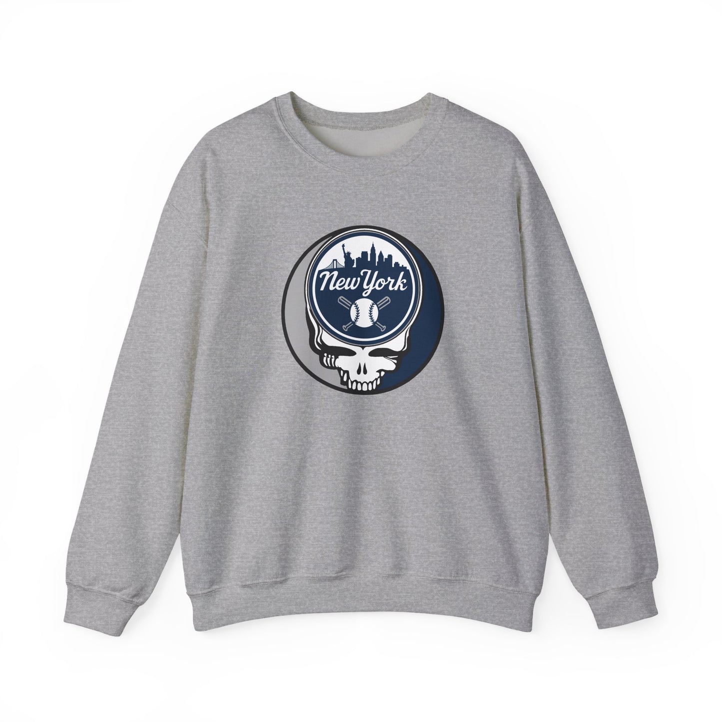 New York Yankees Stealie Grateful Dead Crewneck Sweatshirt - MLB