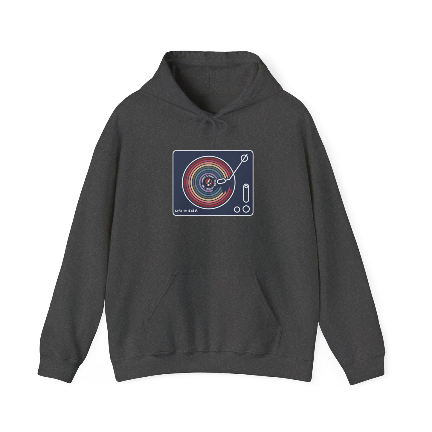 Life is dead. 'Music Is What Colors Sound Like' Grateful Dead Unisex Hoodie