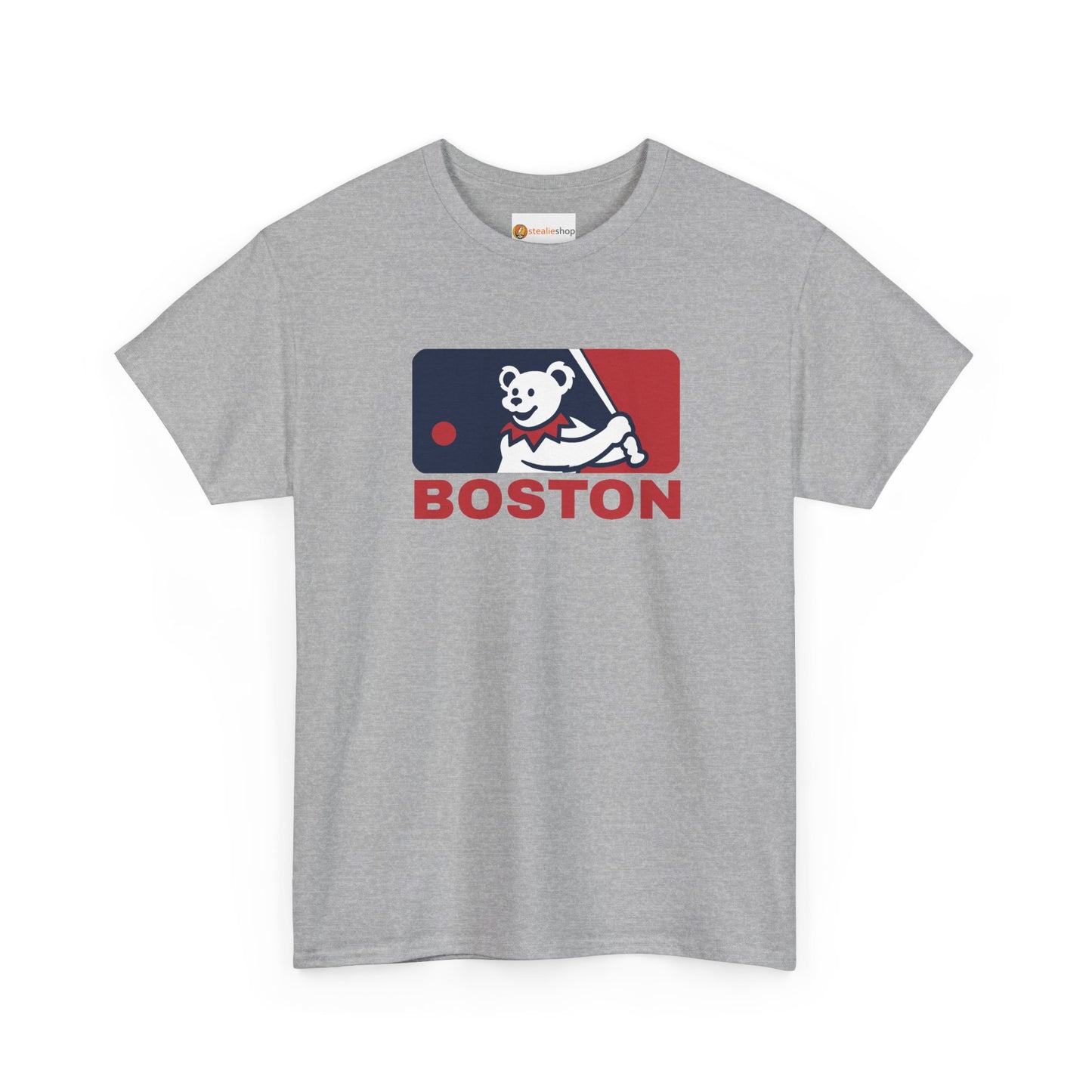 Red Sox MLB Logo Grateful Dead Steal Your Face T-Shirt