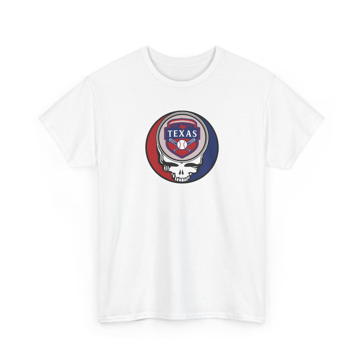 Texas Rangers Grateful Dead Steal Your Face T-Shirt - MLB