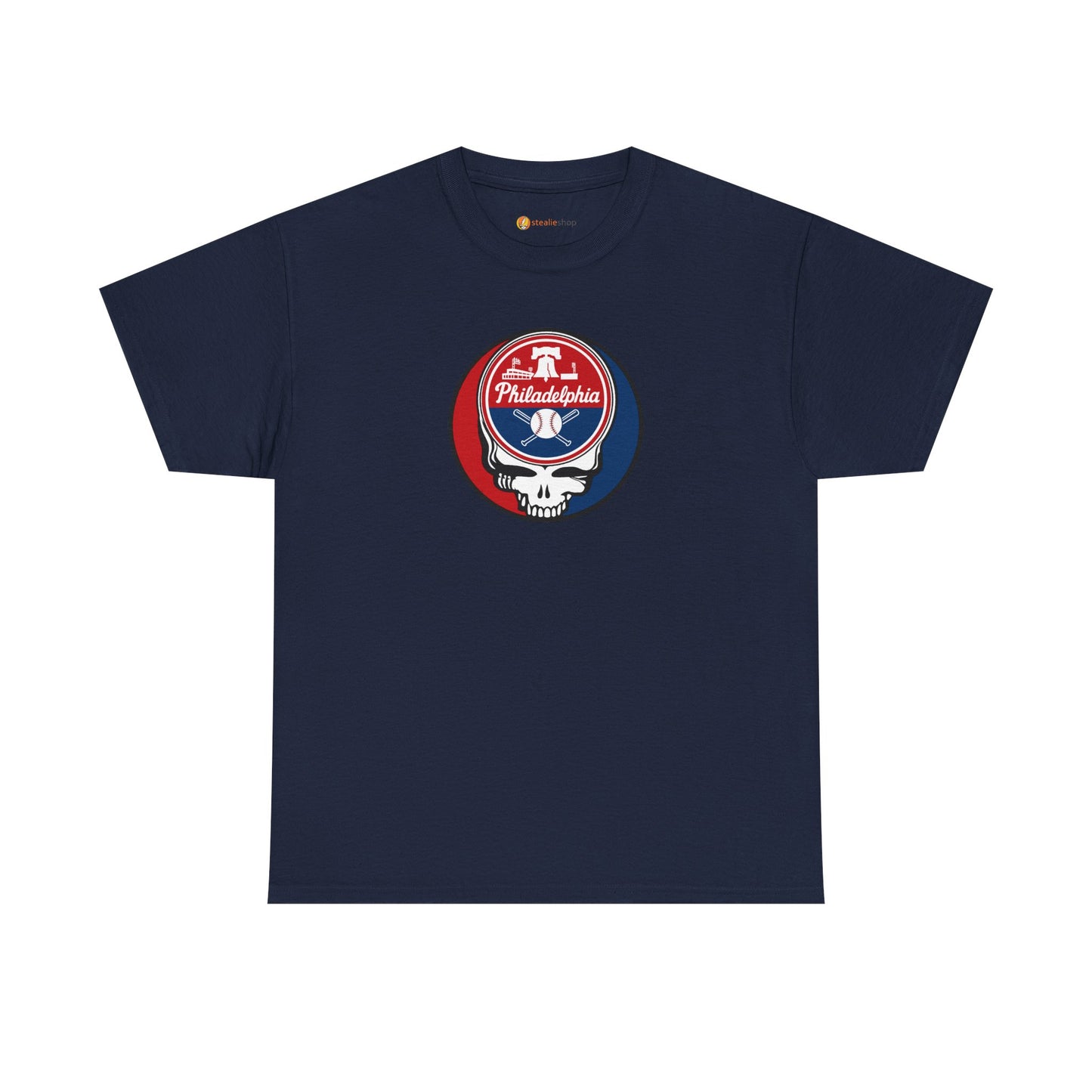 Philadelphia Phillies Grateful Dead Steal Your Face T-Shirt - MLB