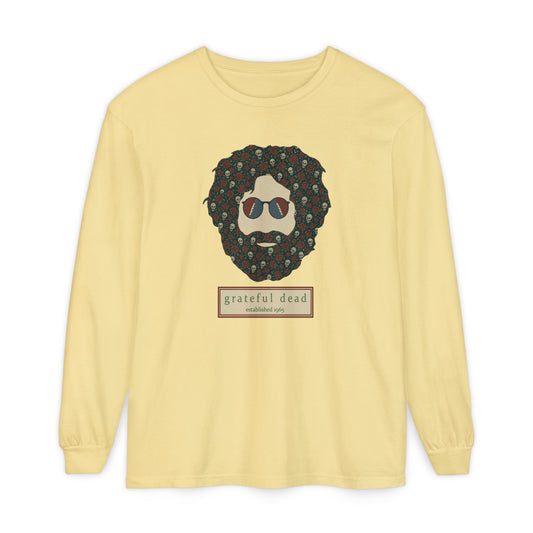 Skulls and Roses Jerry Vineyard Collection Garment-dyed Long Sleeve T-Shirt
