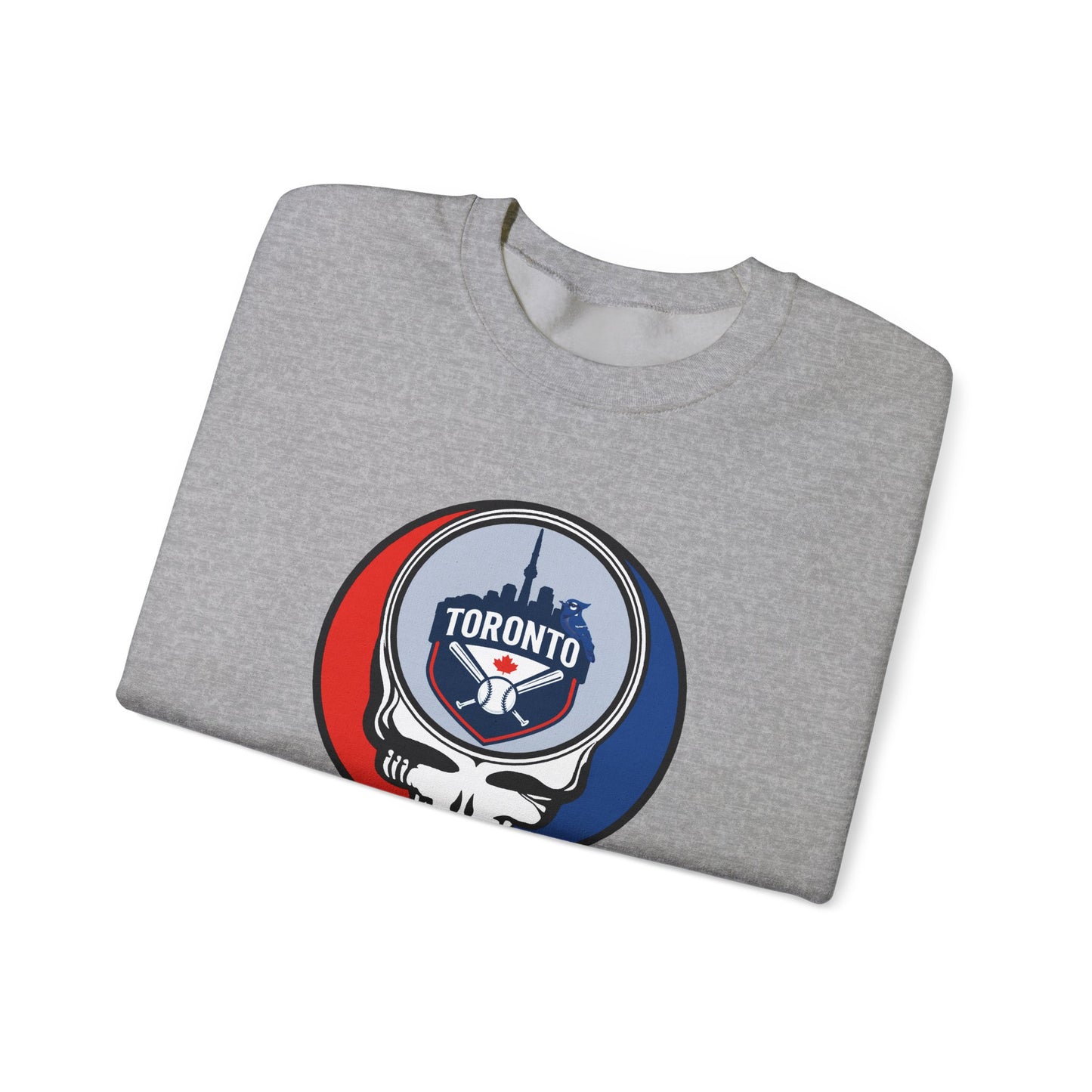 Toronto Blue Jays Stealie Grateful Dead Crewneck Sweatshirt - MLB