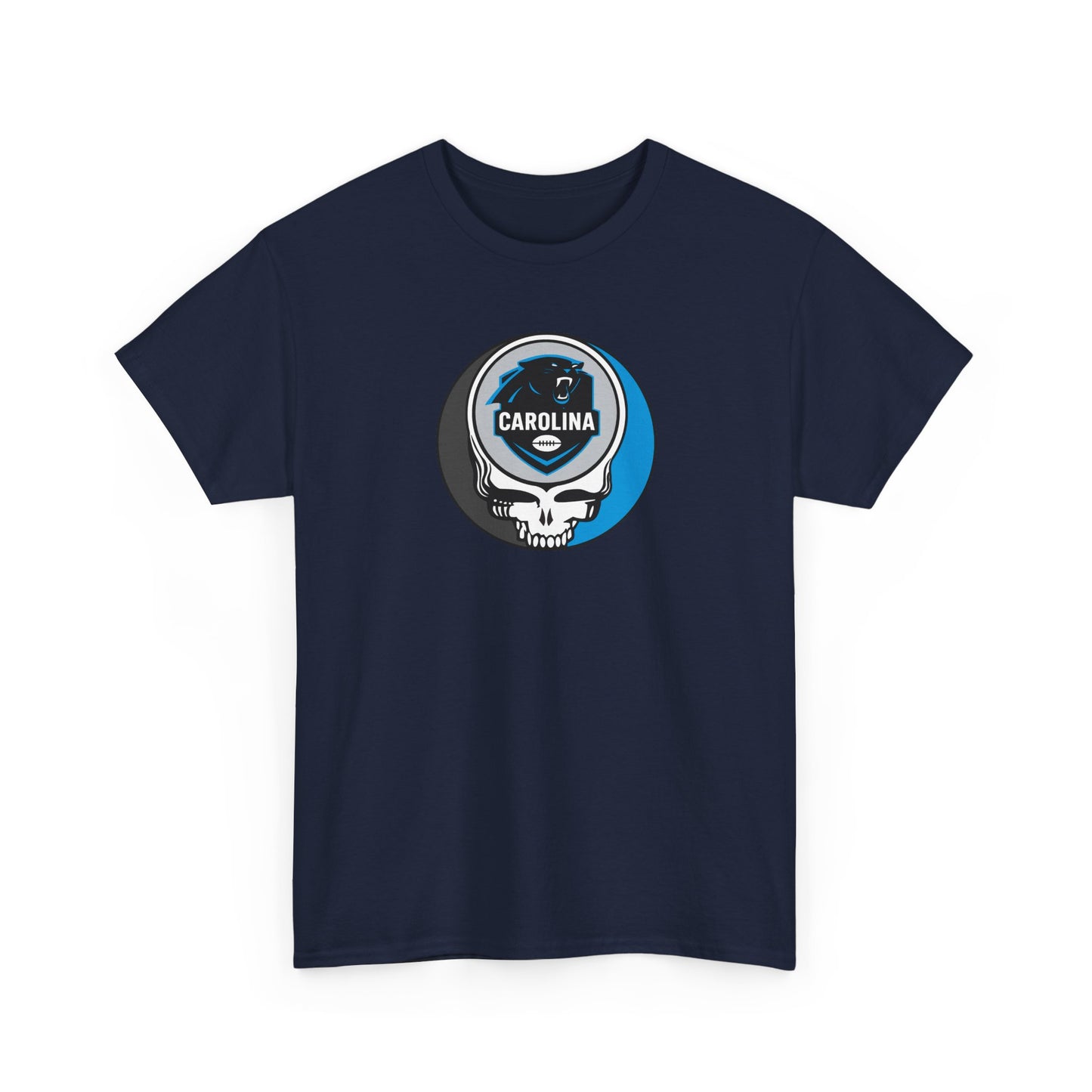Carolina Panthers Grateful Dead Steal Your Face T-Shirt - NFL