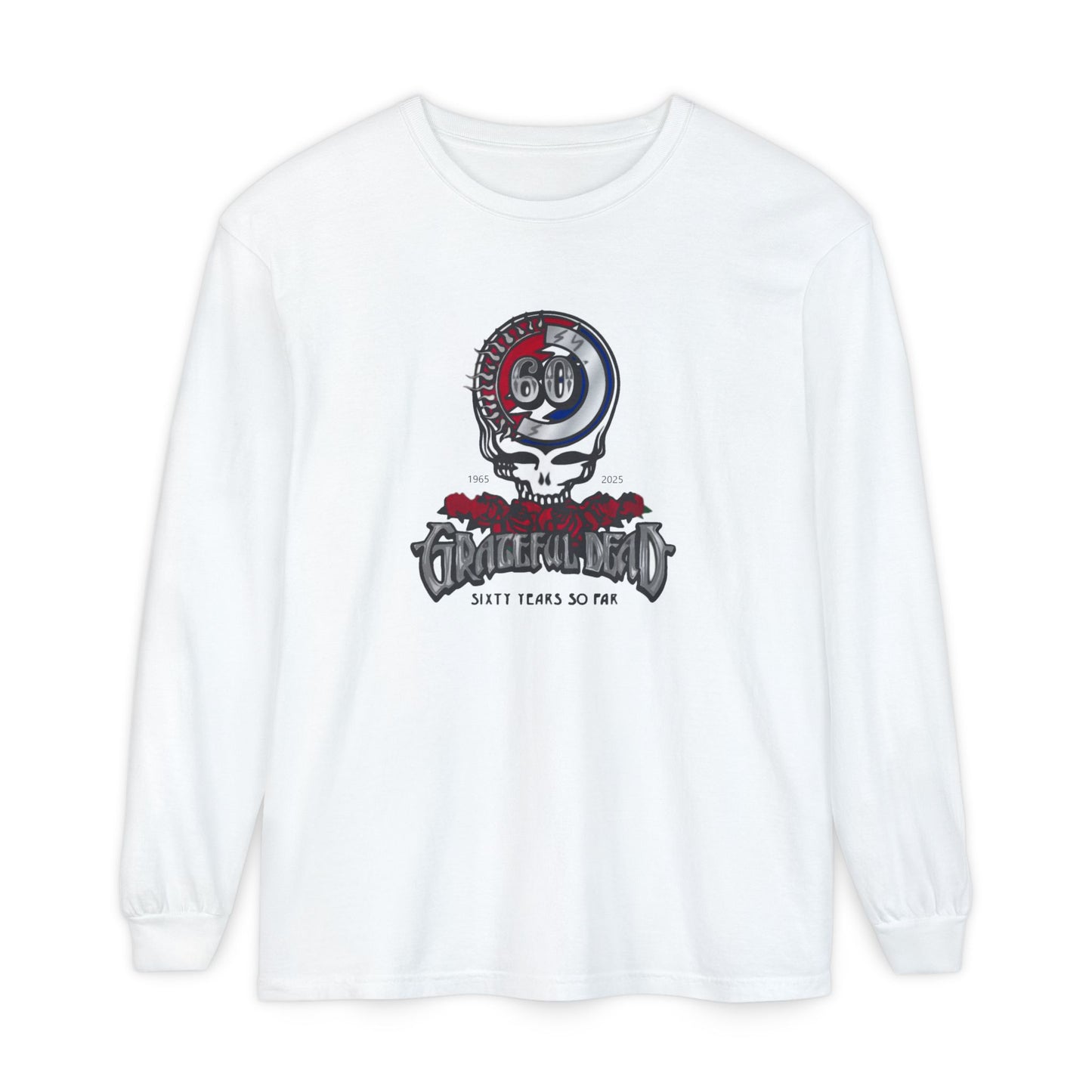 Grateful Dead 60th Anniversary Vineyard Collection Garment-dyed Long Sleeve T-Shirt