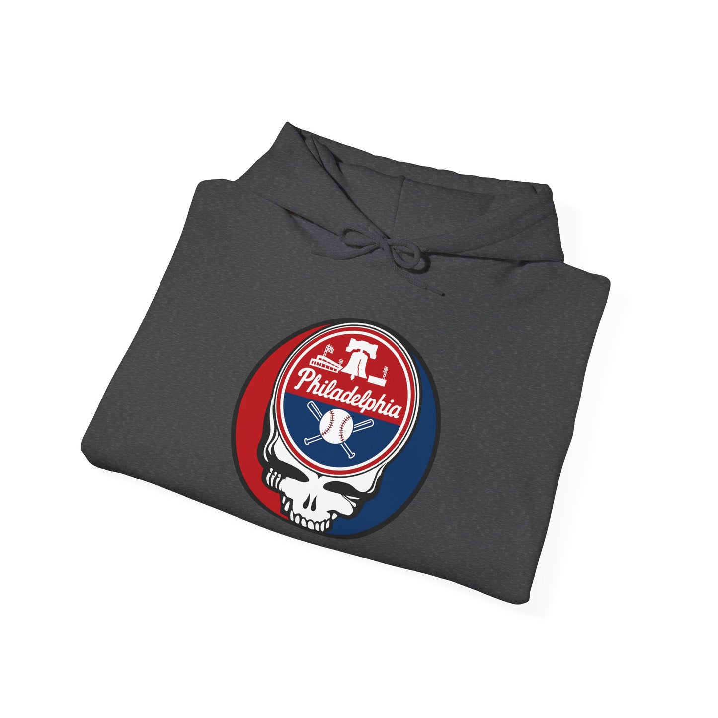 Philadephia Phillies Grateful Dead Unisex Heavy Blend Hoodie - MLB