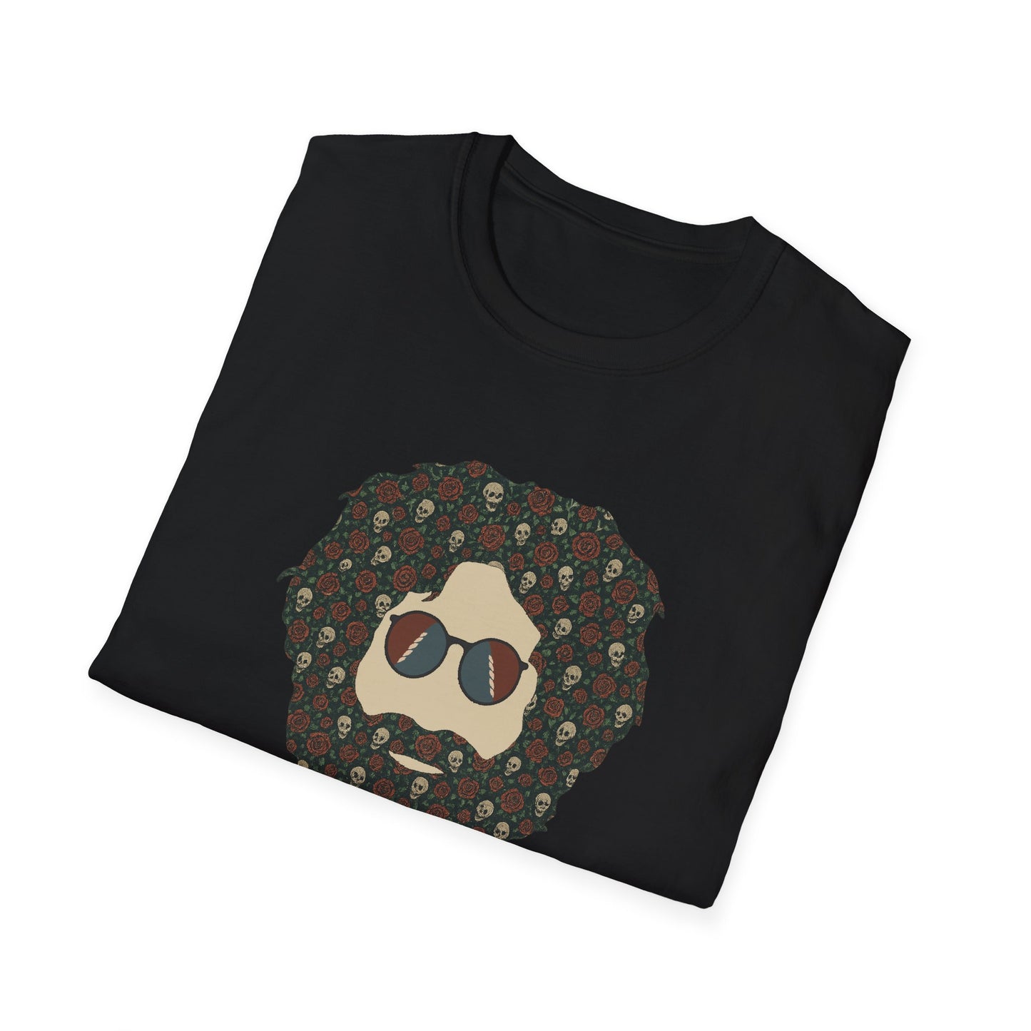 Skull & Roses Jerry Life is dead. T-Shirt