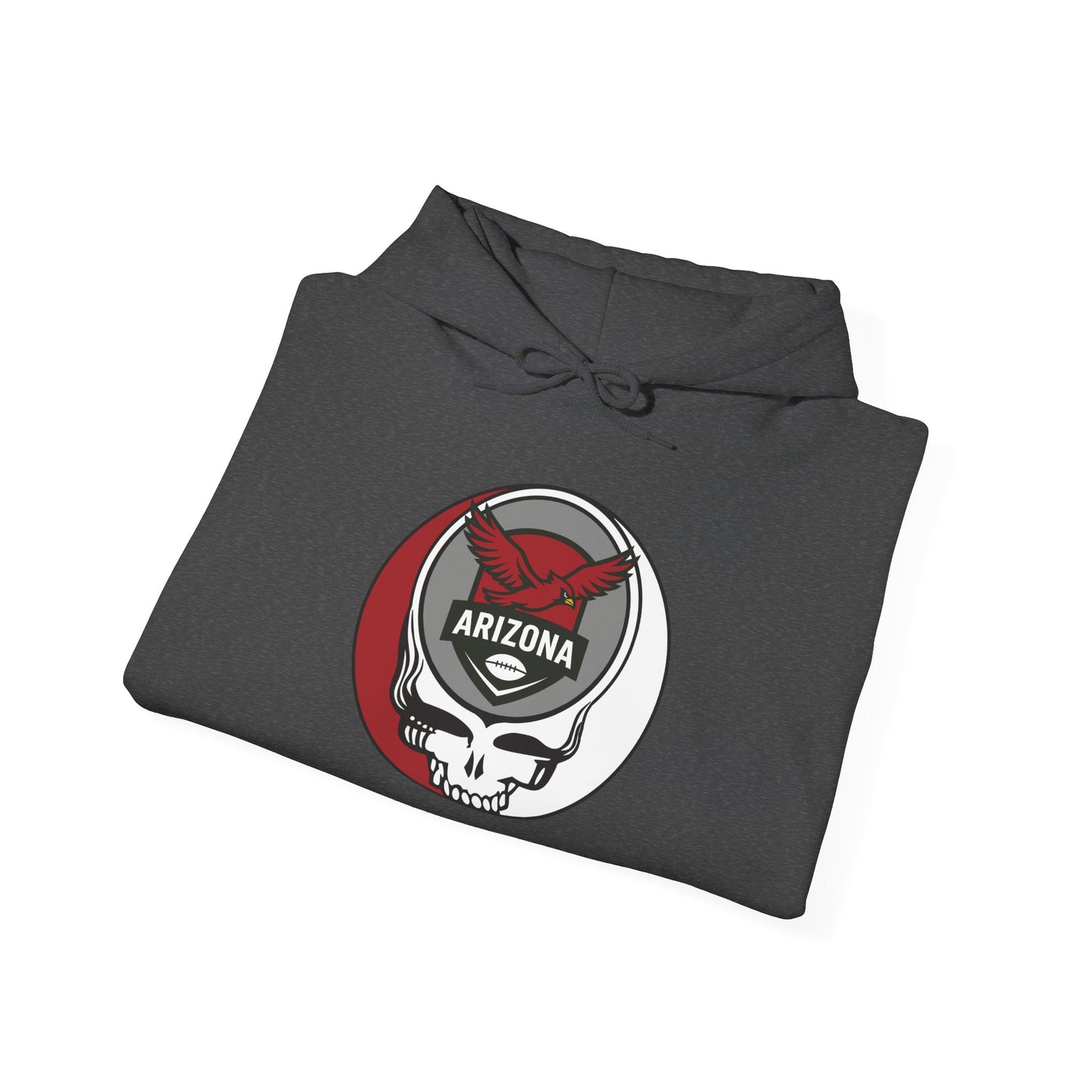 Arizona Cardinals Stealie Grateful Dead Hooded Sweatshirt - NFL