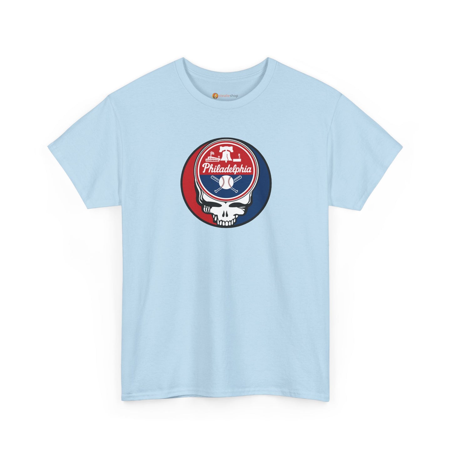 Philadelphia Phillies Grateful Dead Steal Your Face T-Shirt - MLB