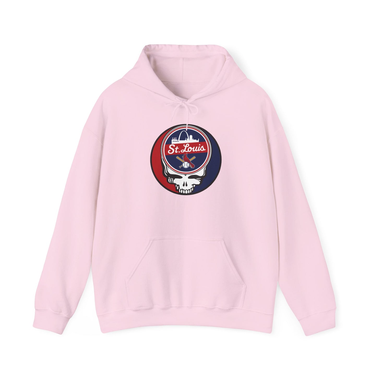 St Louis Cardinals Grateful Dead Unisex Heavy Blend Hoodie - MLB