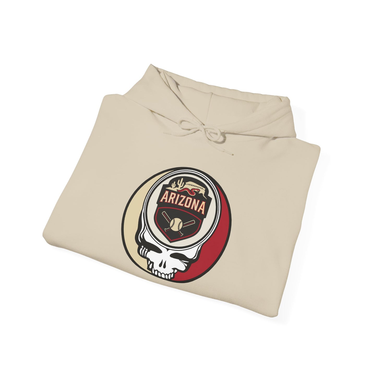 Arizona Diamondbacks Grateful Dead Unisex Heavy Blend Hoodie - Hooded Sweatshirt