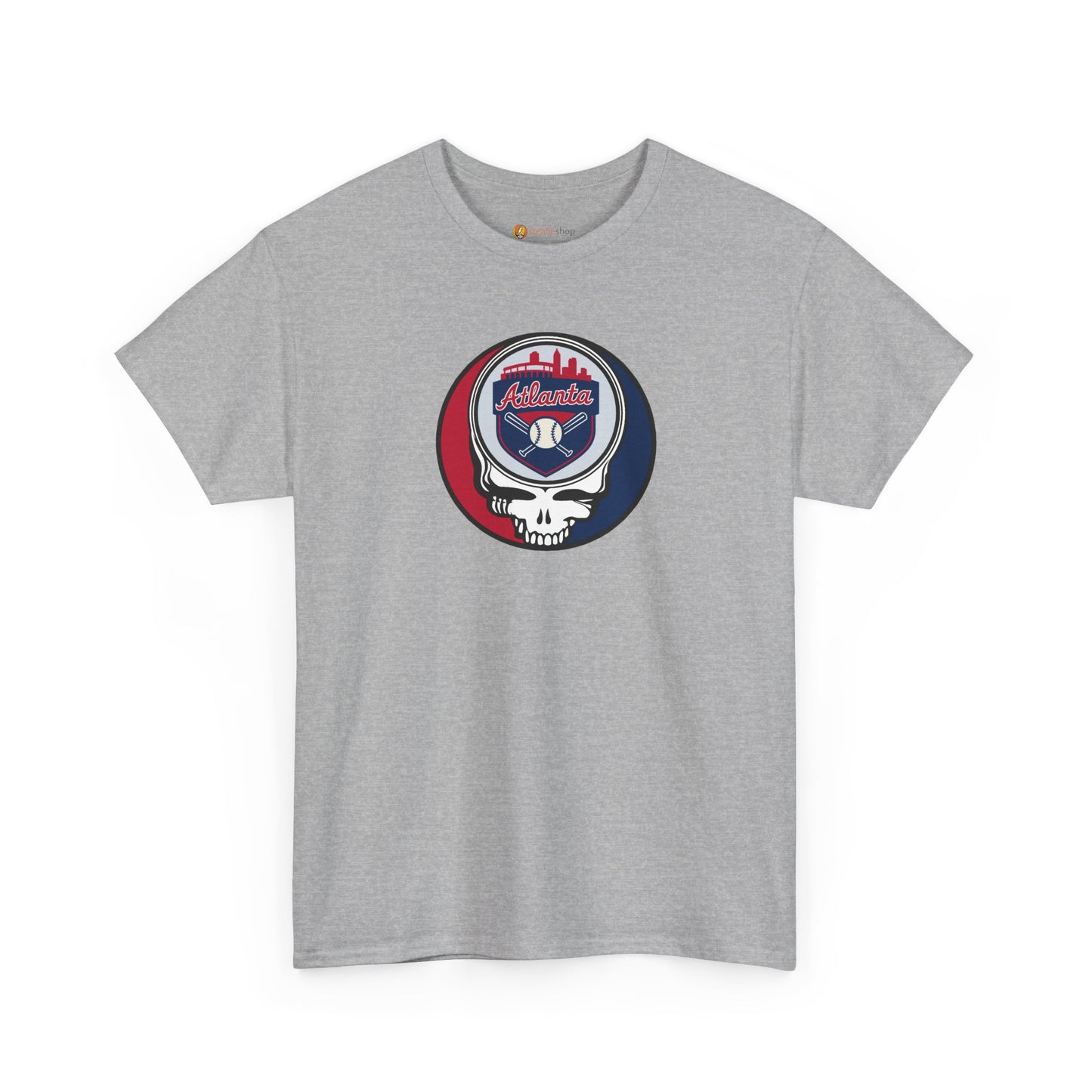 Atlanta Braves Grateful Dead Steal Your Face T-Shirt - MLB