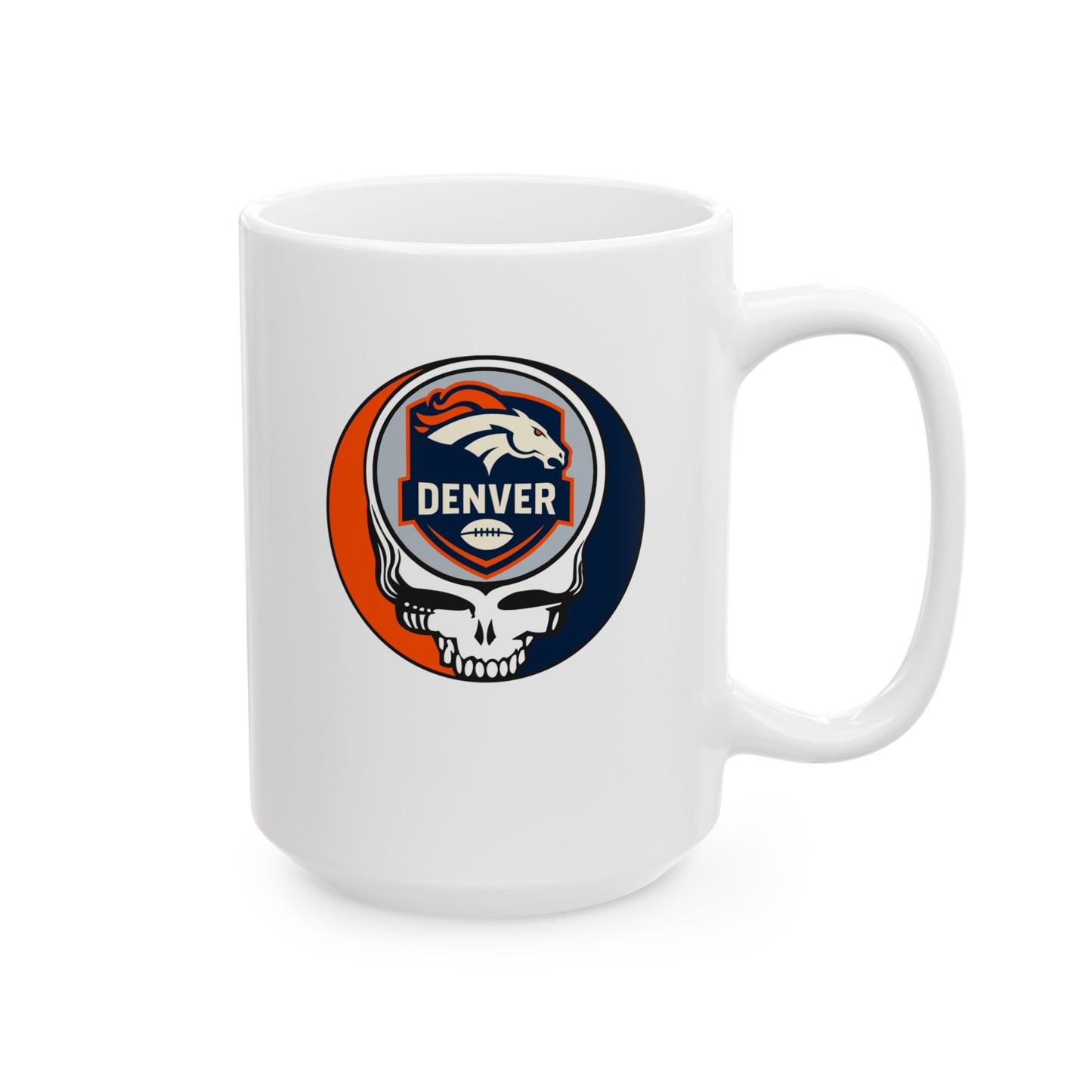 Denver Football Stealie Ceramic Coffee Mug - NFL