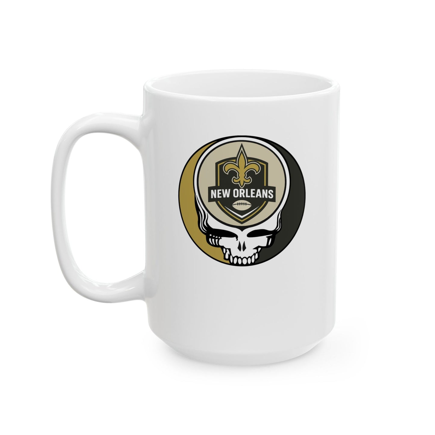 New Orleans Football Stealie Ceramic Coffee Mug - 15ounce - NFL