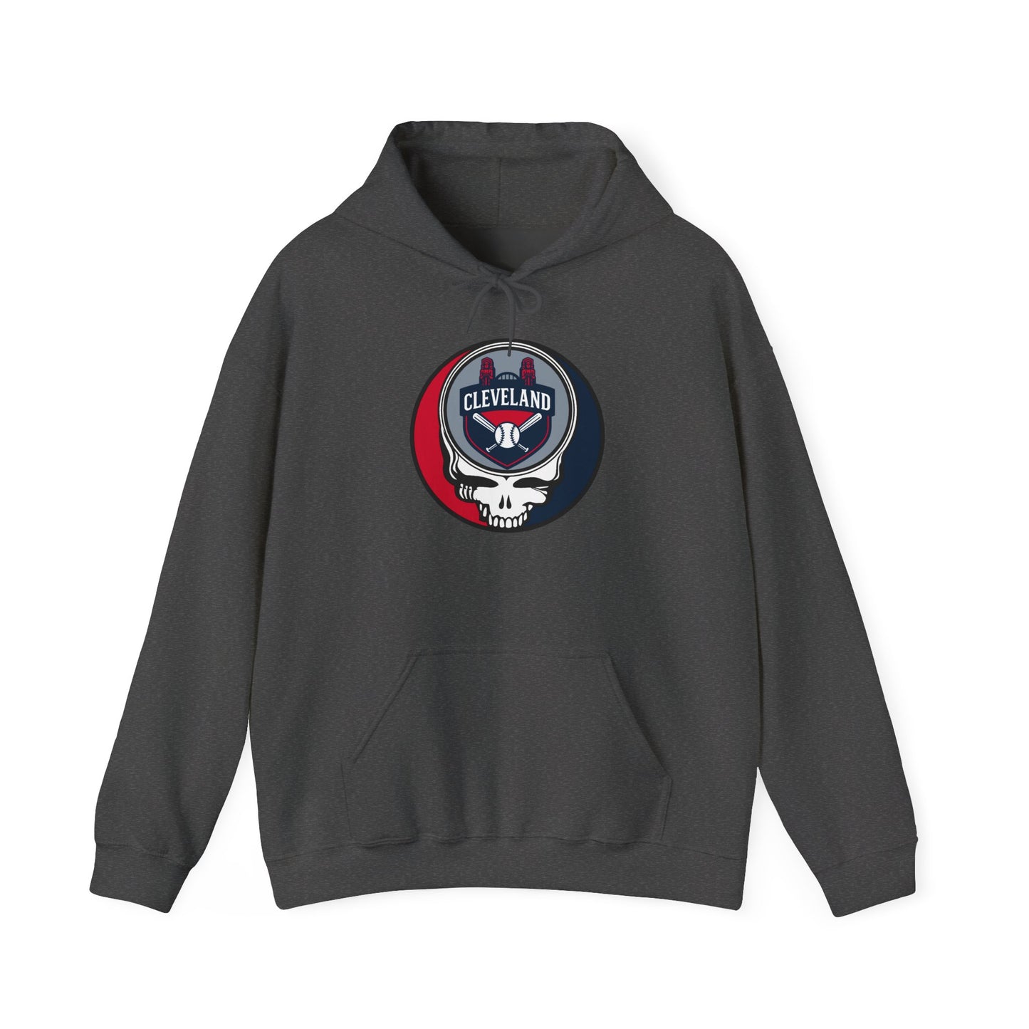 Cleveland Guardians Grateful Dead Unisex Heavy Blend Hoodie - Hooded Sweatshirt