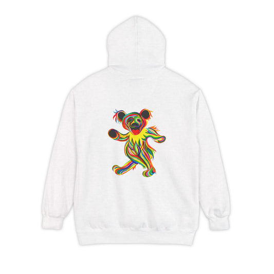 Tie-Dye Bear Vineyard Collection Unisex Garment-Dyed Hoodie