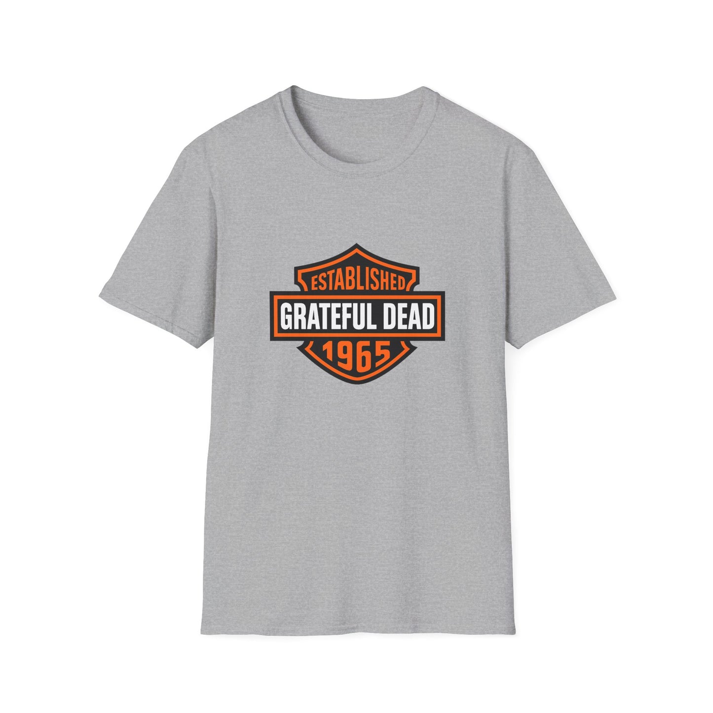 Harley Style Grateful Dead Logo Biker Tee