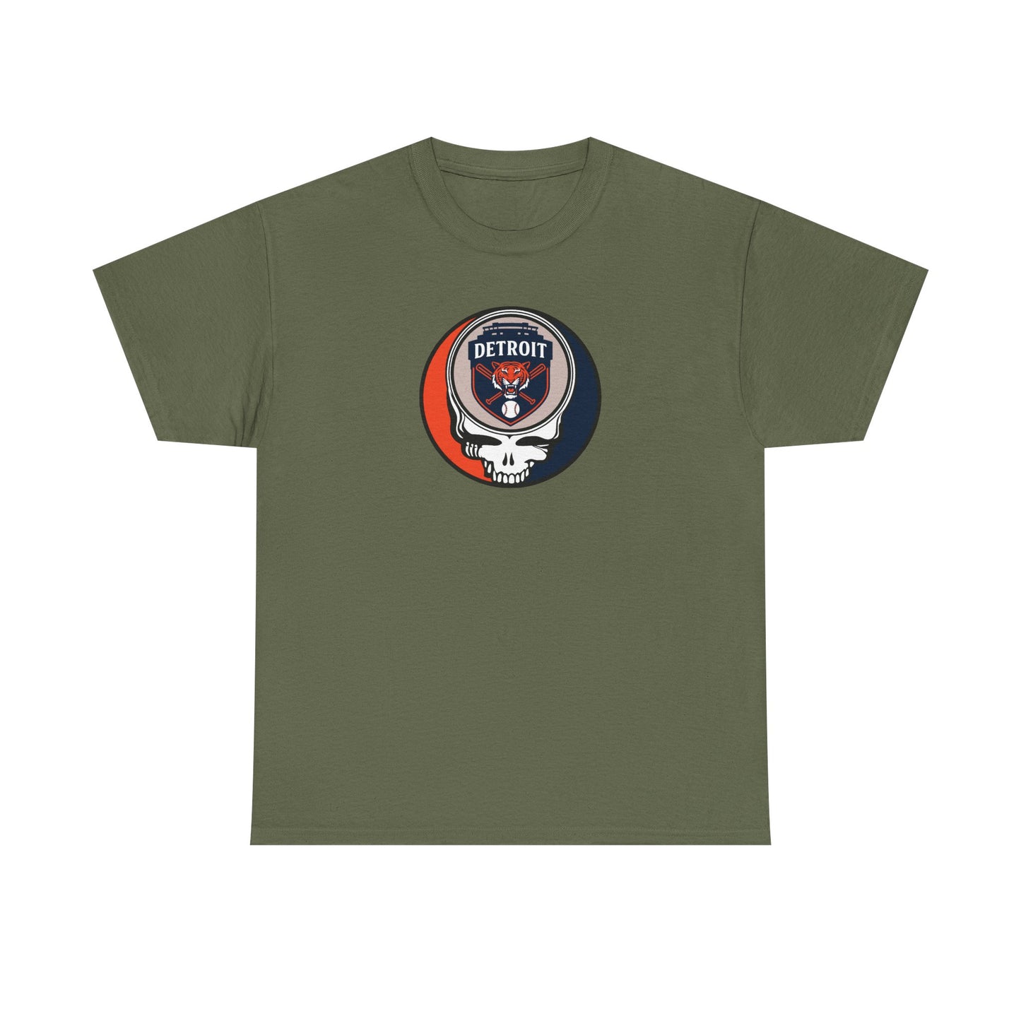 Detroit Tigers Grateful Dead Steal Your Face T-Shirt - MLB