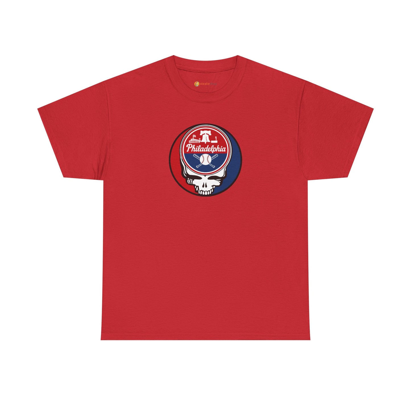Philadelphia Phillies Grateful Dead Steal Your Face T-Shirt - MLB