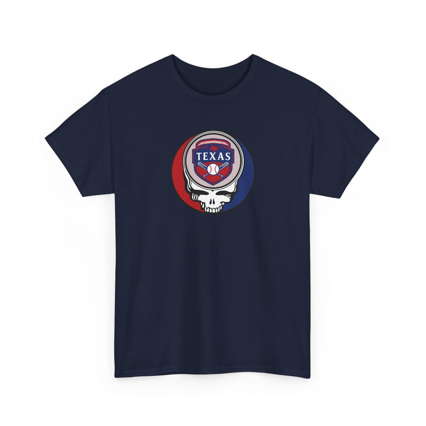 Texas Rangers Grateful Dead Steal Your Face T-Shirt - MLB