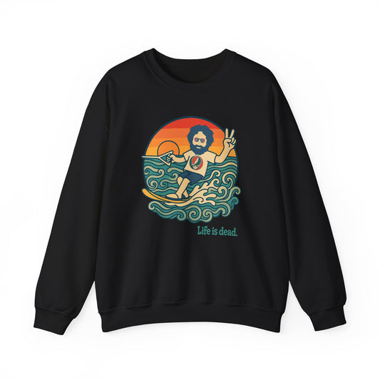 Waterskiin' Jerry Life is dead. Crewneck Sweatshirt