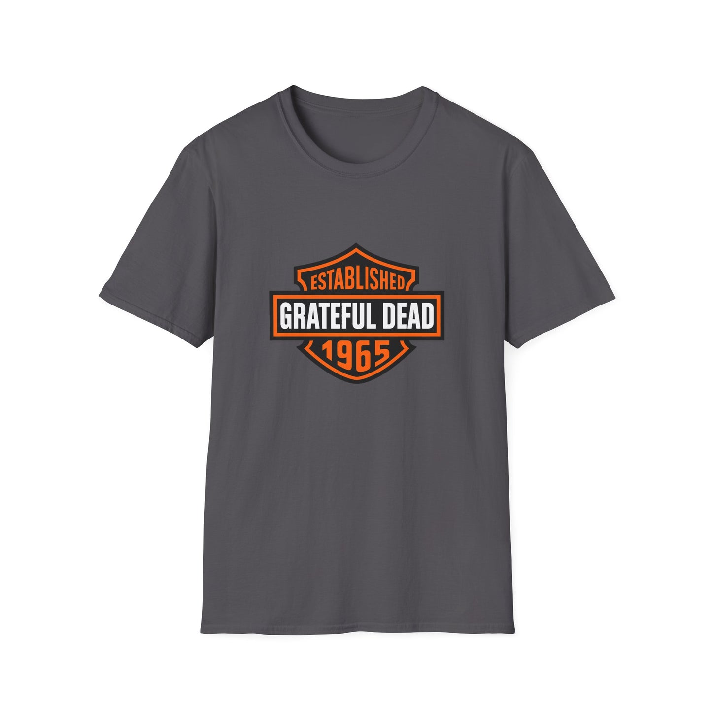 Harley Style Grateful Dead Logo Biker Tee