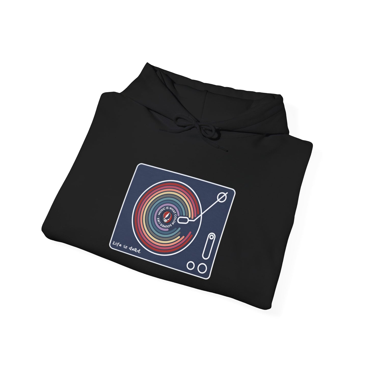 Life is dead. 'Music Is What Colors Sound Like' Grateful Dead Unisex Hoodie