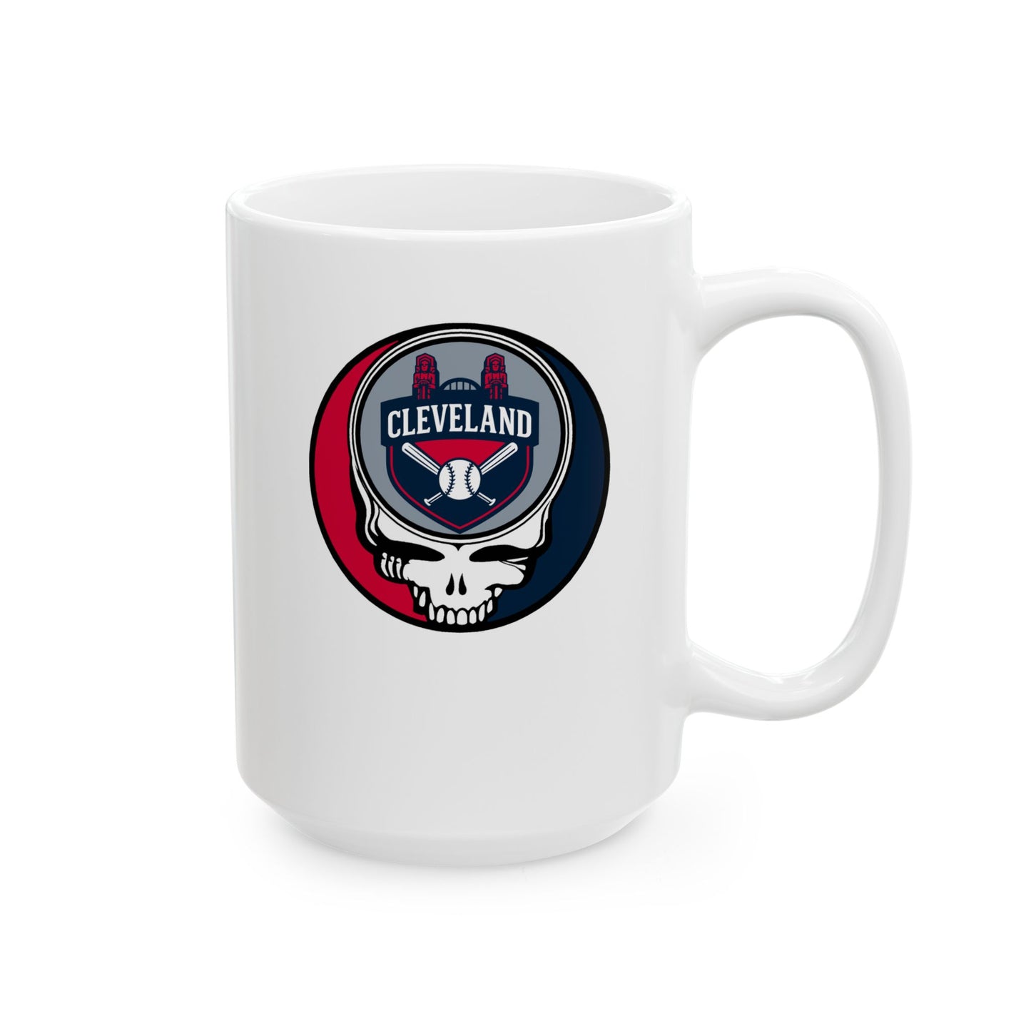 Cleveland Baseball Stealie Ceramic Mug - MLB
