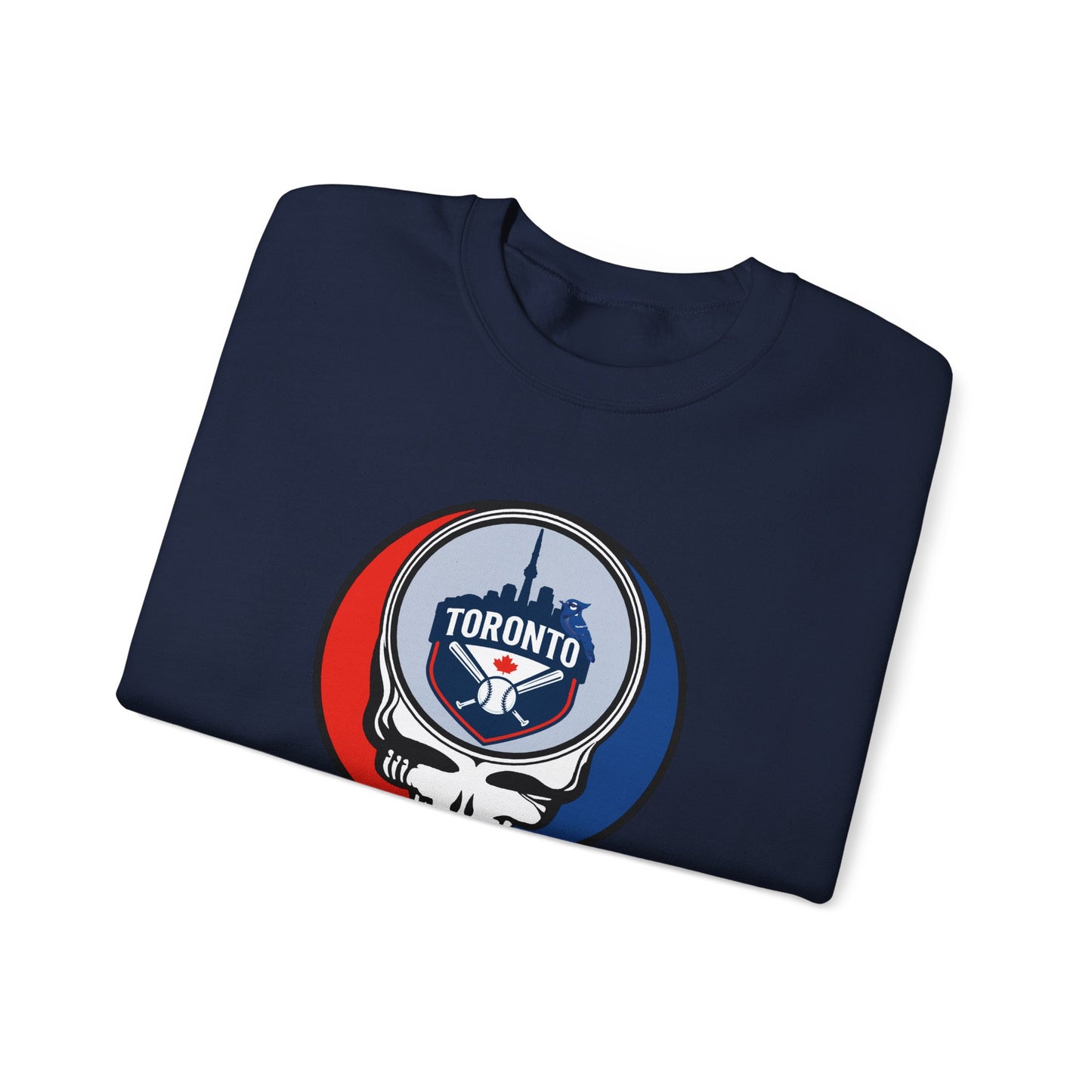 Toronto Blue Jays Stealie Grateful Dead Crewneck Sweatshirt - MLB