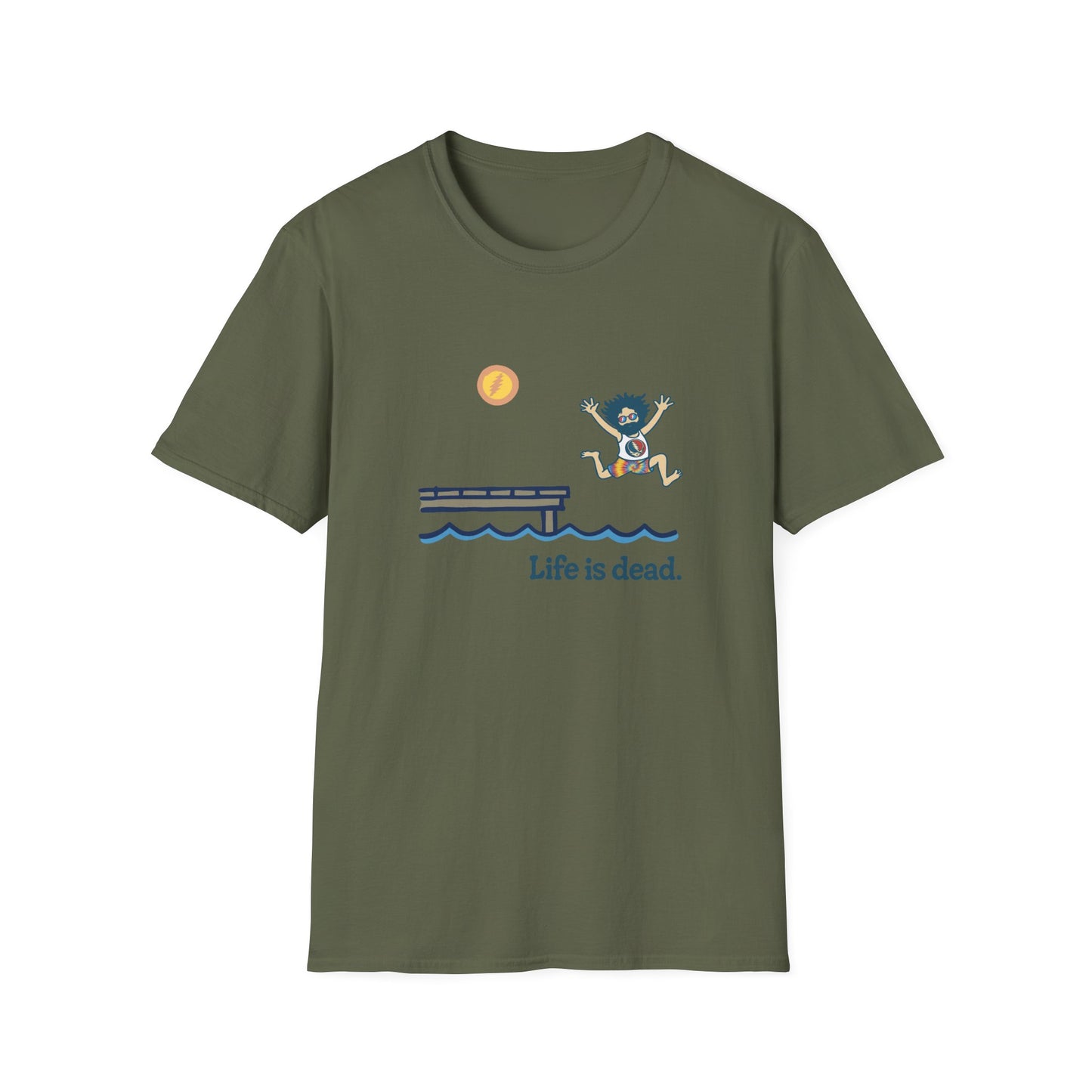 Life is dead. Jerry's Playin' At the Lake T-Shirt