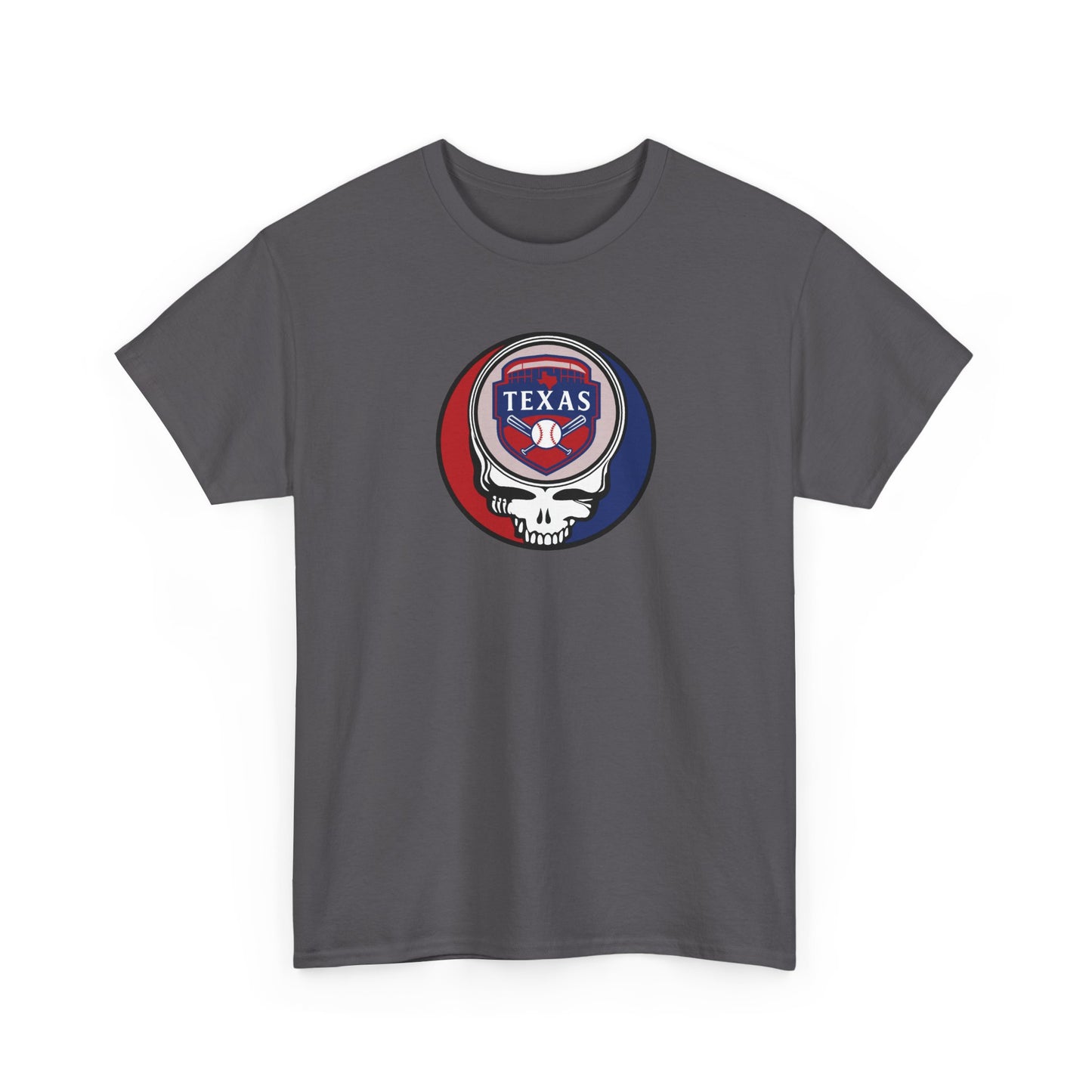 Texas Rangers Grateful Dead Steal Your Face T-Shirt - MLB