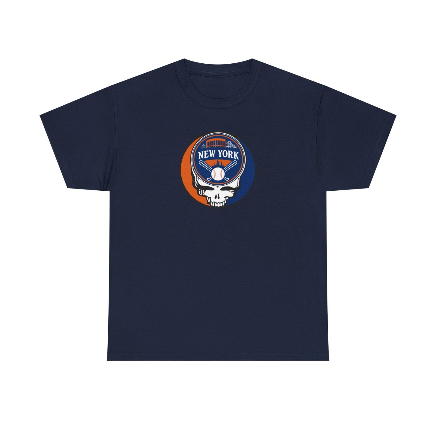 New York Mets Classic Stealie / Dancing Bear Two-Sided T-Shirt - MLB